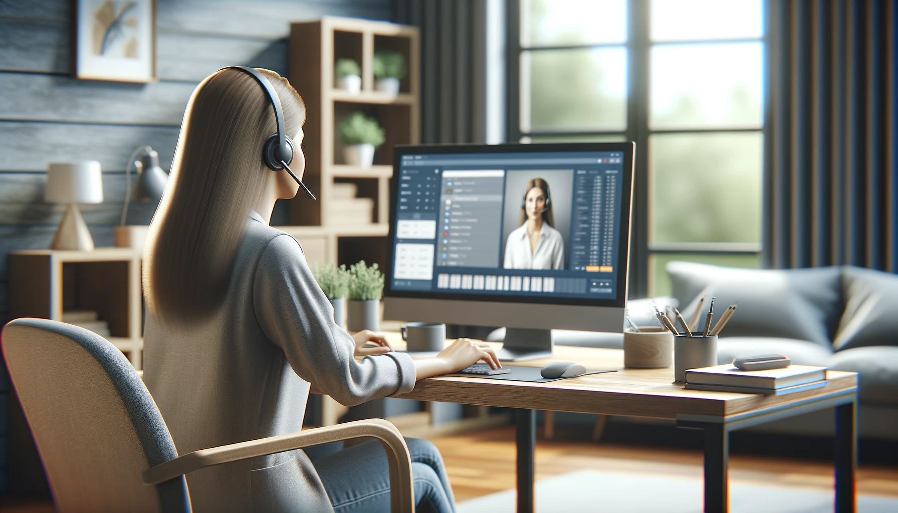 Virtuelle-Assistent -Familien-Business